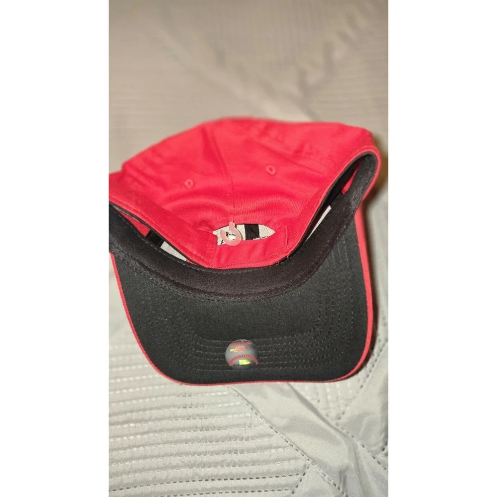 Washington Nationals Youth Hat Red W Logo MLB‎ Baseball Cap Adjustable
